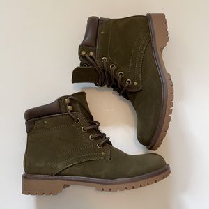 Army Green Combat Boots